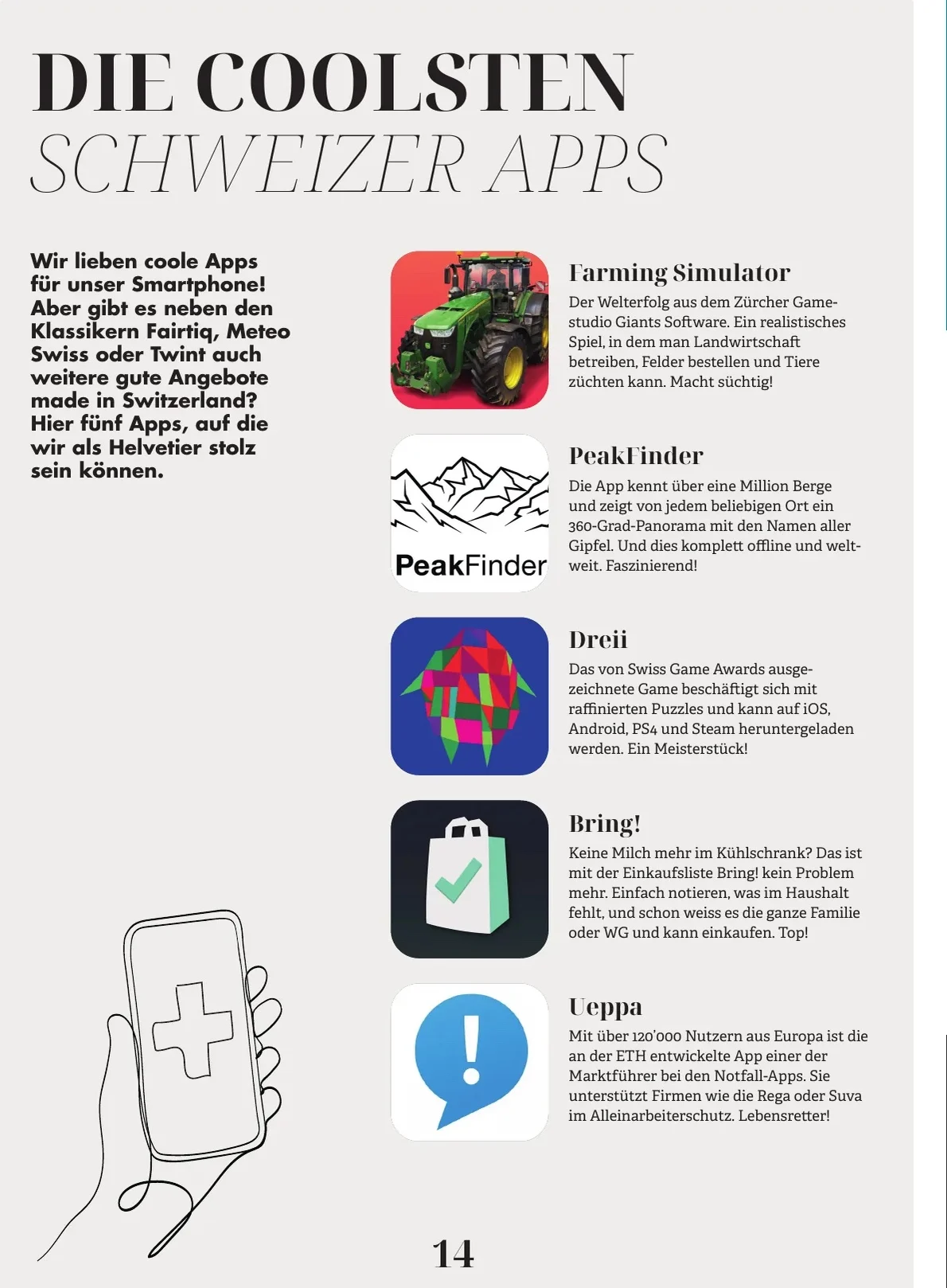 The Coolest Swiss Apps