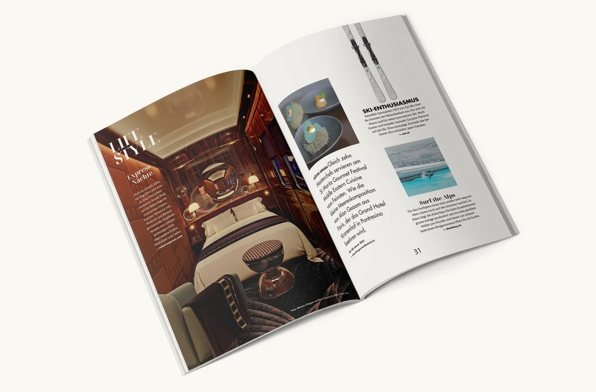 MEN — magazine spread